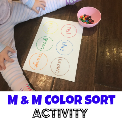 M&M's Color Distribution Activity by Sweeter than Pi