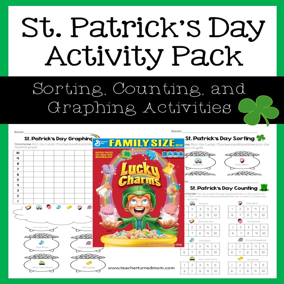 ST Patricks Day TPT cover - Teacher Turned Mom